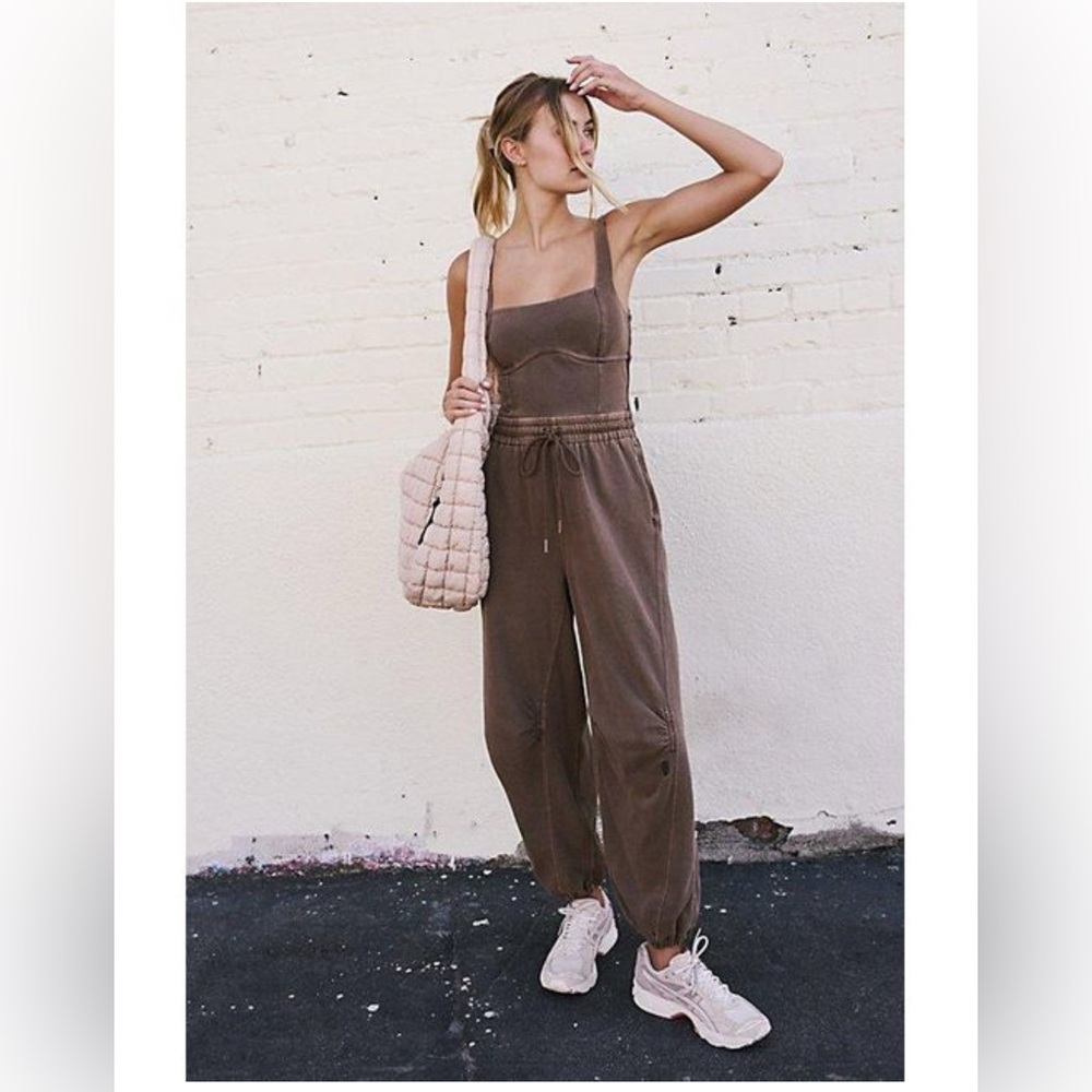 FP Movement Inbound Onesie Jumpsuit in Dark Espresso